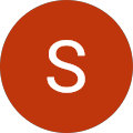 Profile icon with white letter S on a red-brown background.