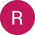 A bold magenta circle with a white capital letter R.