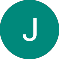 A teal circle with a white letter J centered inside it.